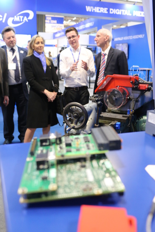 Baroness Fairhead, the Minister of State for International Trade also visited the team.